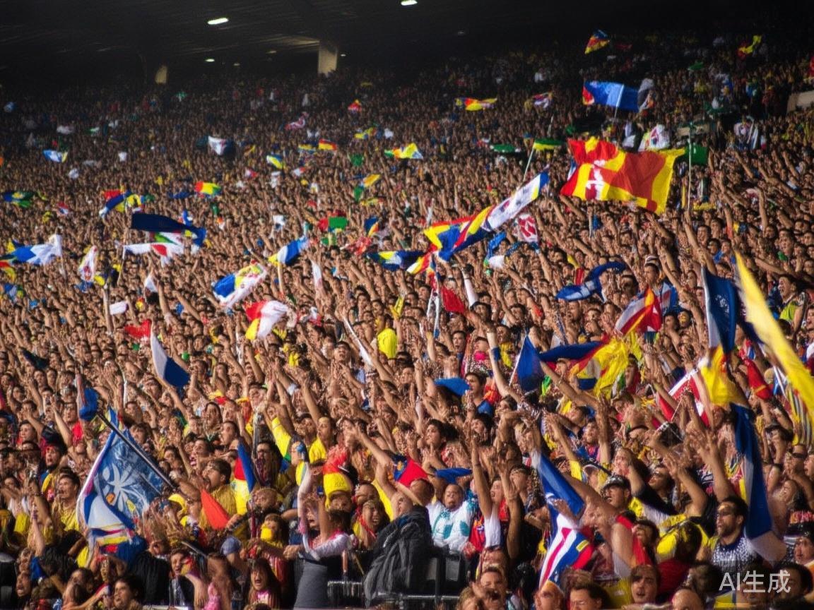 极富激情和感染力
在比赛现场，热情球迷会用歌声、