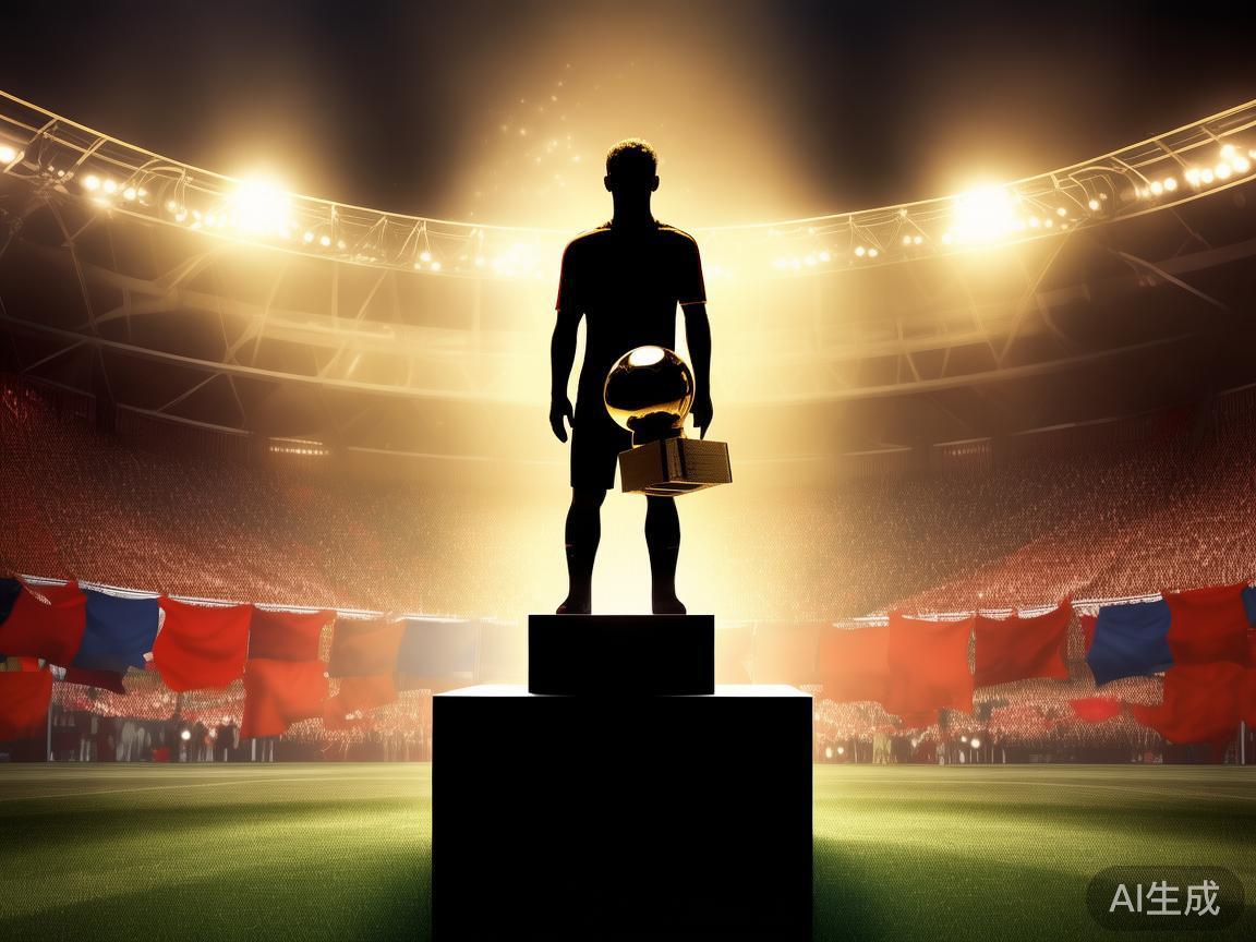 每年，足球界都会评选出“环球体育足球先生”，这是国